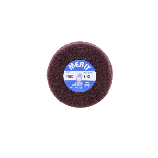 use merrit。 Merit Deburring & Finishing AO Fine Grit Non-Woven Spindle
