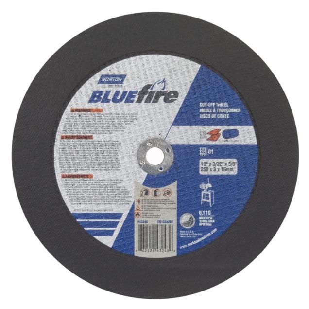 Norton BlueFire ZA ZA Type 01/41 Stationary Saw Cut-Off Wheel