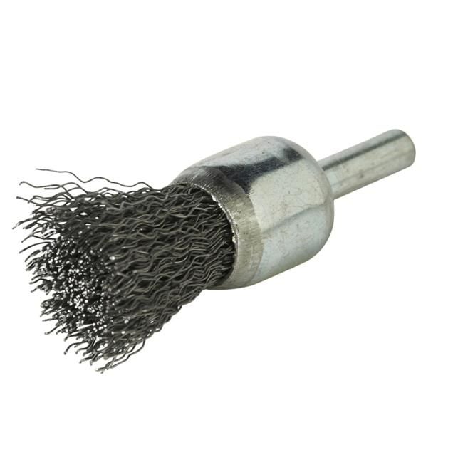 Norton BlueFire Carbon Steel Crimped Wire End Brush | Norton