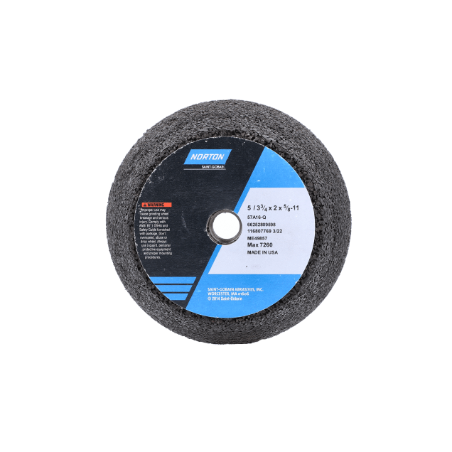 Norton Gemini 57A AO Type 11 NonReinf Portable Snagging Wheel >3" Norton Abrasives US and