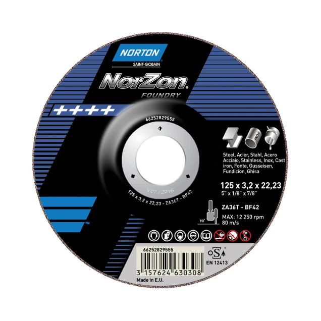 TW Angle Grinder Cut-Off-Cast Iron Norton NORZON III FOUNDRY
