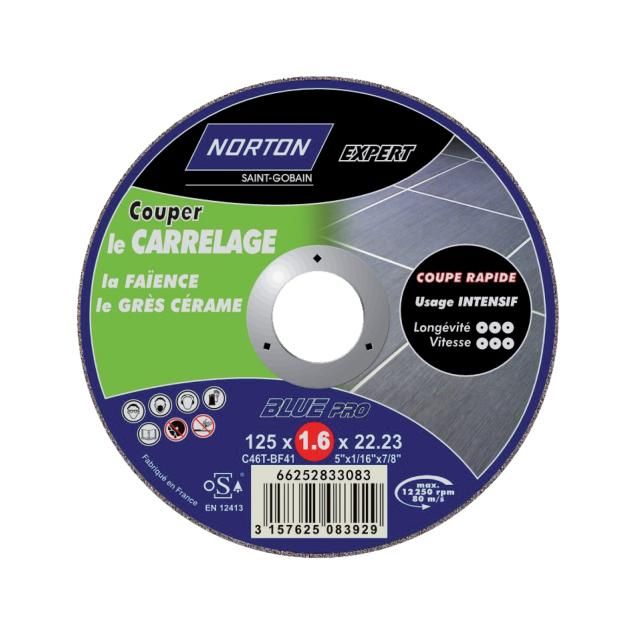 TW Ultra Thin Cut-Off Angle Grinder-Stone Norton  EXPERT BLUE PRO