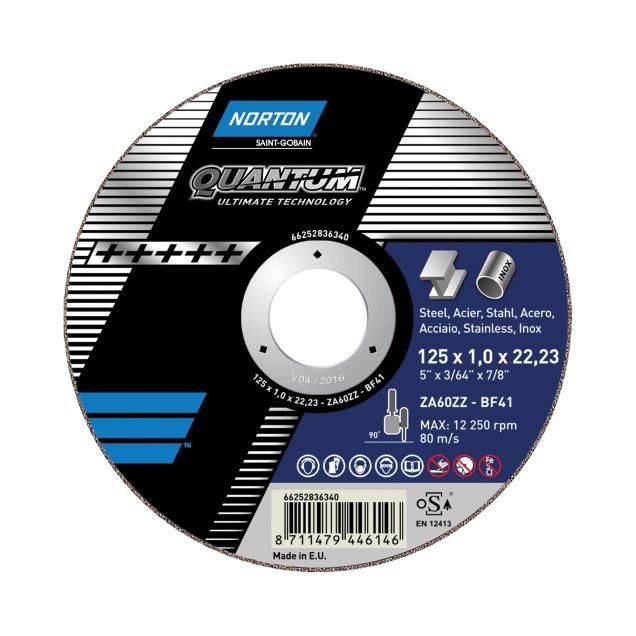 TW Ultra Thin Cut-Off Angle Grinder-Inox Norton  QUANTUM
