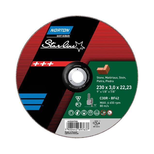 TW Angle Grinder Cut-Off-Stone Norton STARLINE
