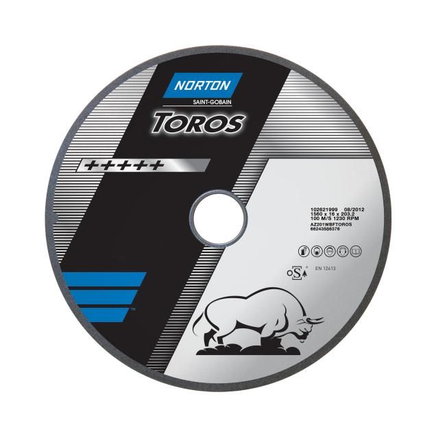 Bonded Abrasive Straight Wheels Non-Reinforced Cut-Off-Norton TOROS LAB LINE