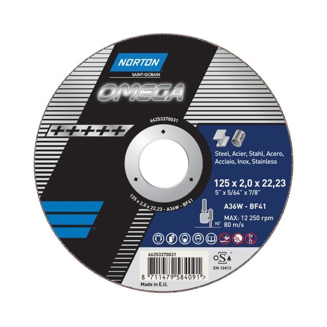 TW Angle Grinder Cut-Off-Inox Norton OMEGA