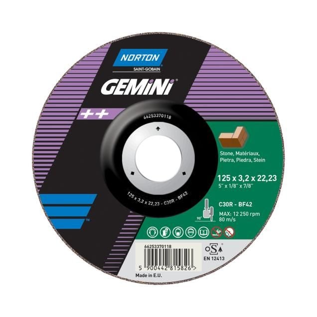 Mola A Centro Depresso Per Sbavatura Metalli Premium Ds A 24 N Sait Abrasivi - Foto 7