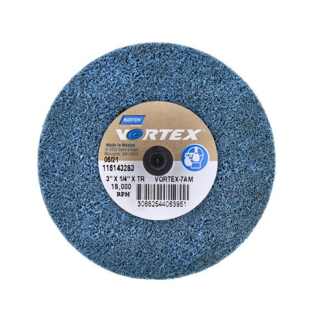 Norton Bear-Tex Vortex Rapid Blend AO Medium Grit TR (Type III