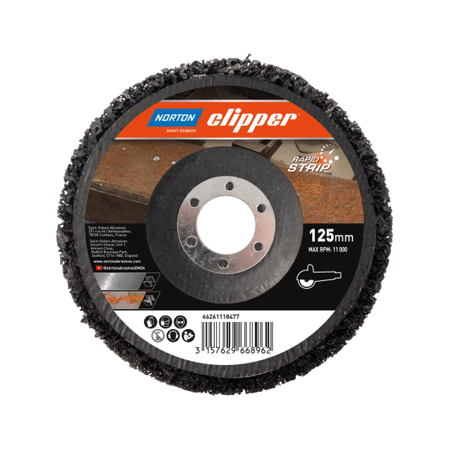 66261118477 Norton Clipper NonWoven Metal 125mm 2023