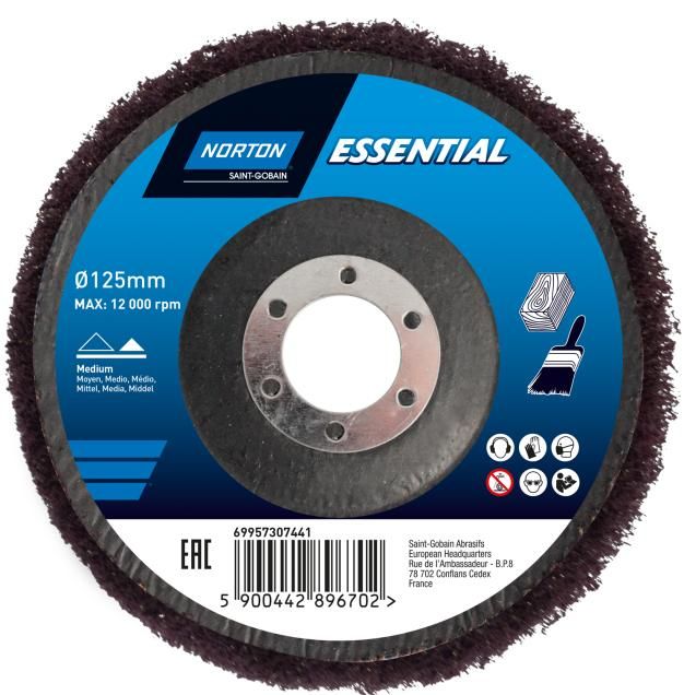 Norton Essential DIS ZMD 125 x 22mm.3 F2303H T27B M+