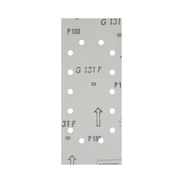 Norton Essential CUT SHEET 115 x 280mm G131F P180 5MULT back of page image