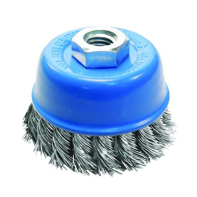 69957307734 Escova Copo Trancada Aco Temperado 65mmxM14 (Ang 1)