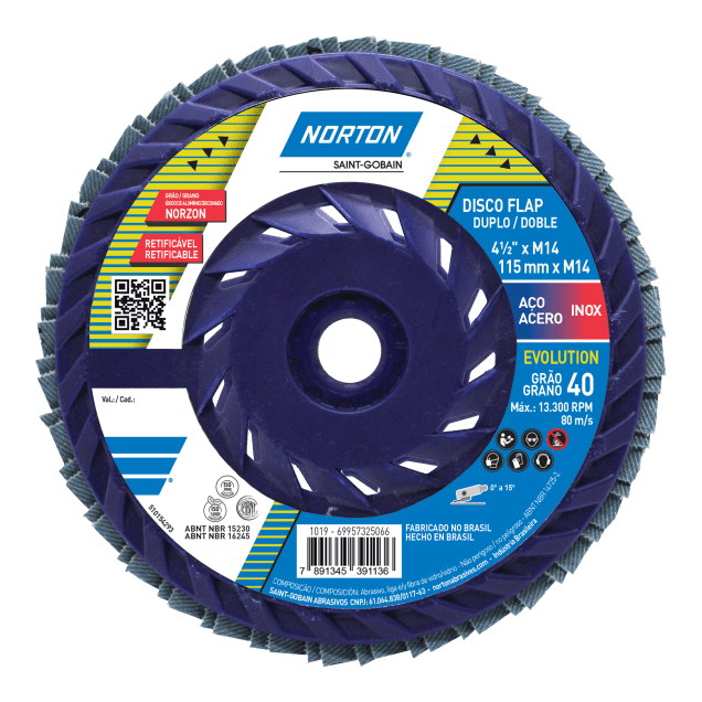 69957325066 - FLAP DISC NORTON - AMARELO EVOLUTION - RETIFICAVEL - GRAO 40 - 115 MM X M14 - 1019.png
