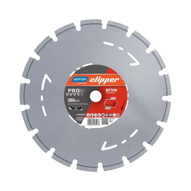 70184611458 Norton Clipper Pro Beton Concrete 350mm Diamond Blade