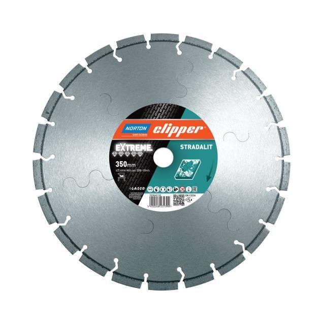 70184621132 Norton Clipper Extreme Stradalit 350mm Diamond Blade