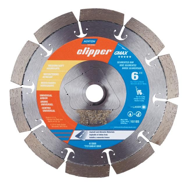 Norton Clipper GMAX iHD Asphalt Dry Segmented Walk-Behind Blade