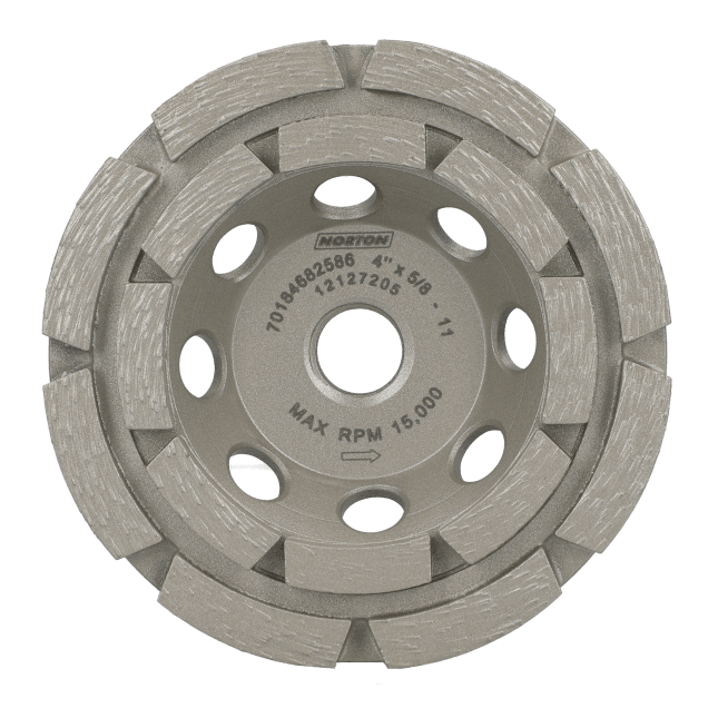 Norton Clipper Classic General Purpose Dry Double Row Diamond Cup