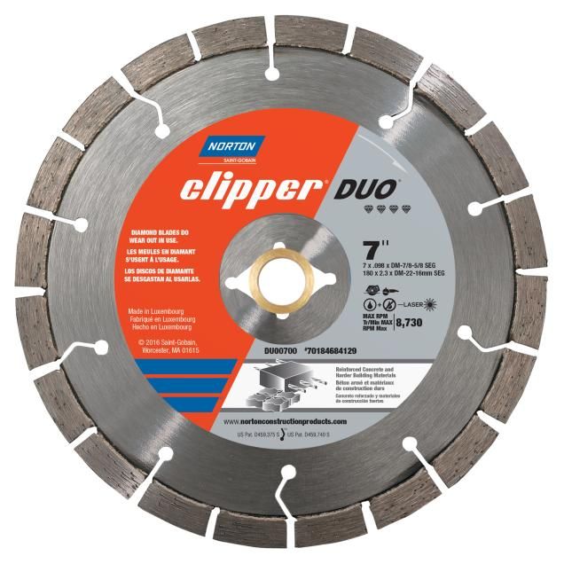 Norton Clipper Duo General Purpose Dry Segmented Portable