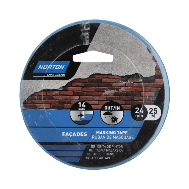 78072710032 Tapes Masking tape high adhesion Norton-NPROT Norton Pro Tape-24x25