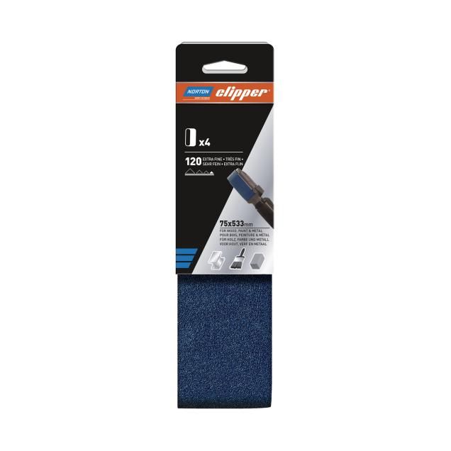 Belt 75x533 G120 zirconia Norton Clipper Belt 75x533 G120 zirconia