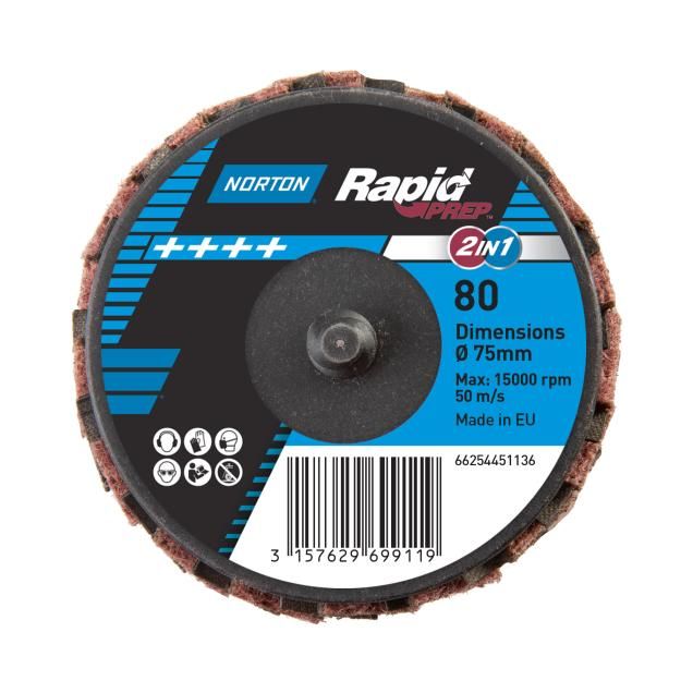 Norton-Rapid-Prep-RCD_QUICK-CHANGE_75mm_P80