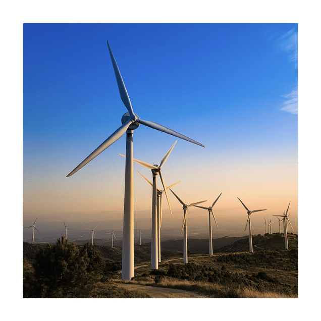 Turbines wind farm