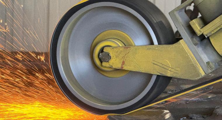 application image of belt grinding