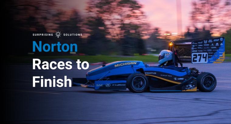 Surprising Solutions Norton Races To Finish