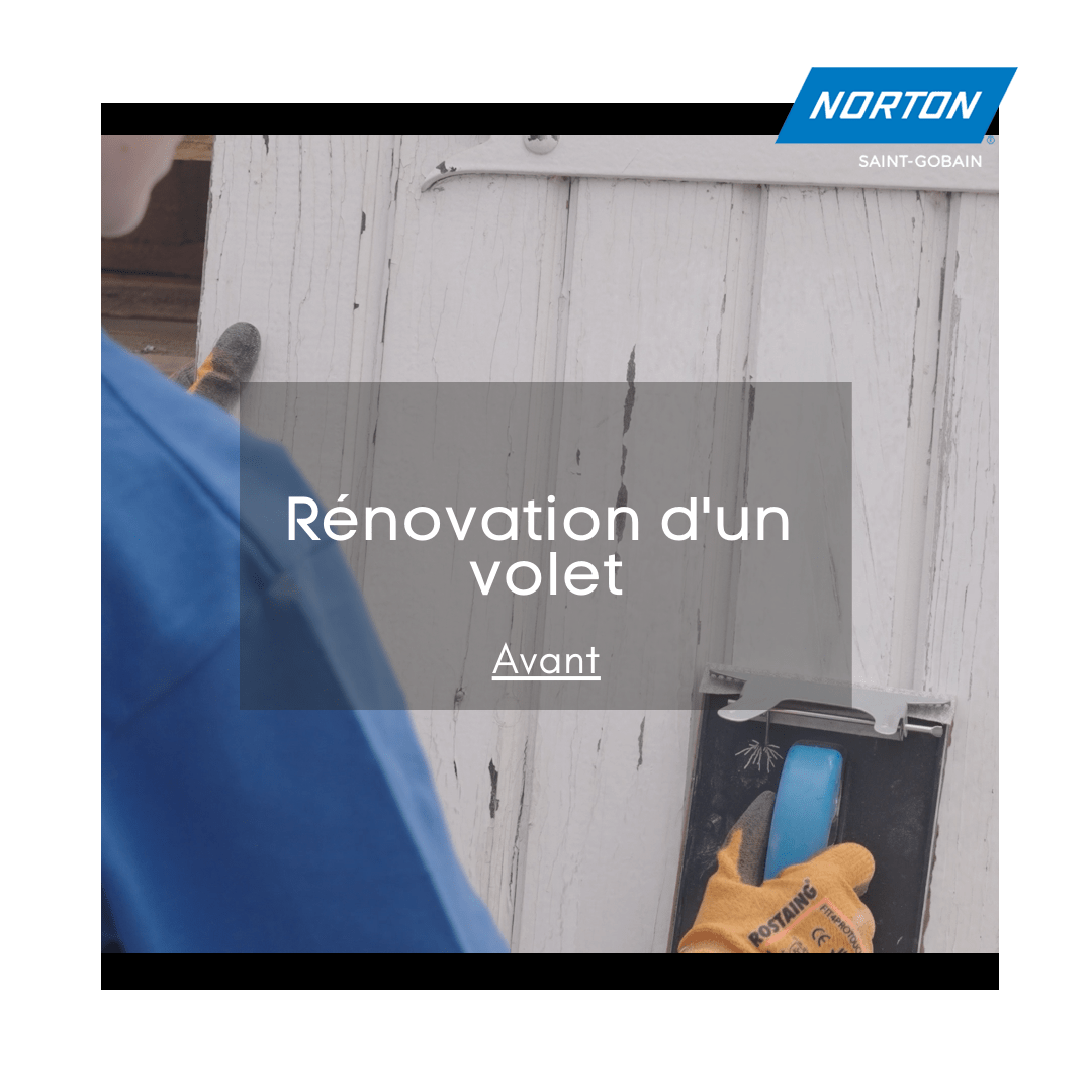 Renovation volet en bois