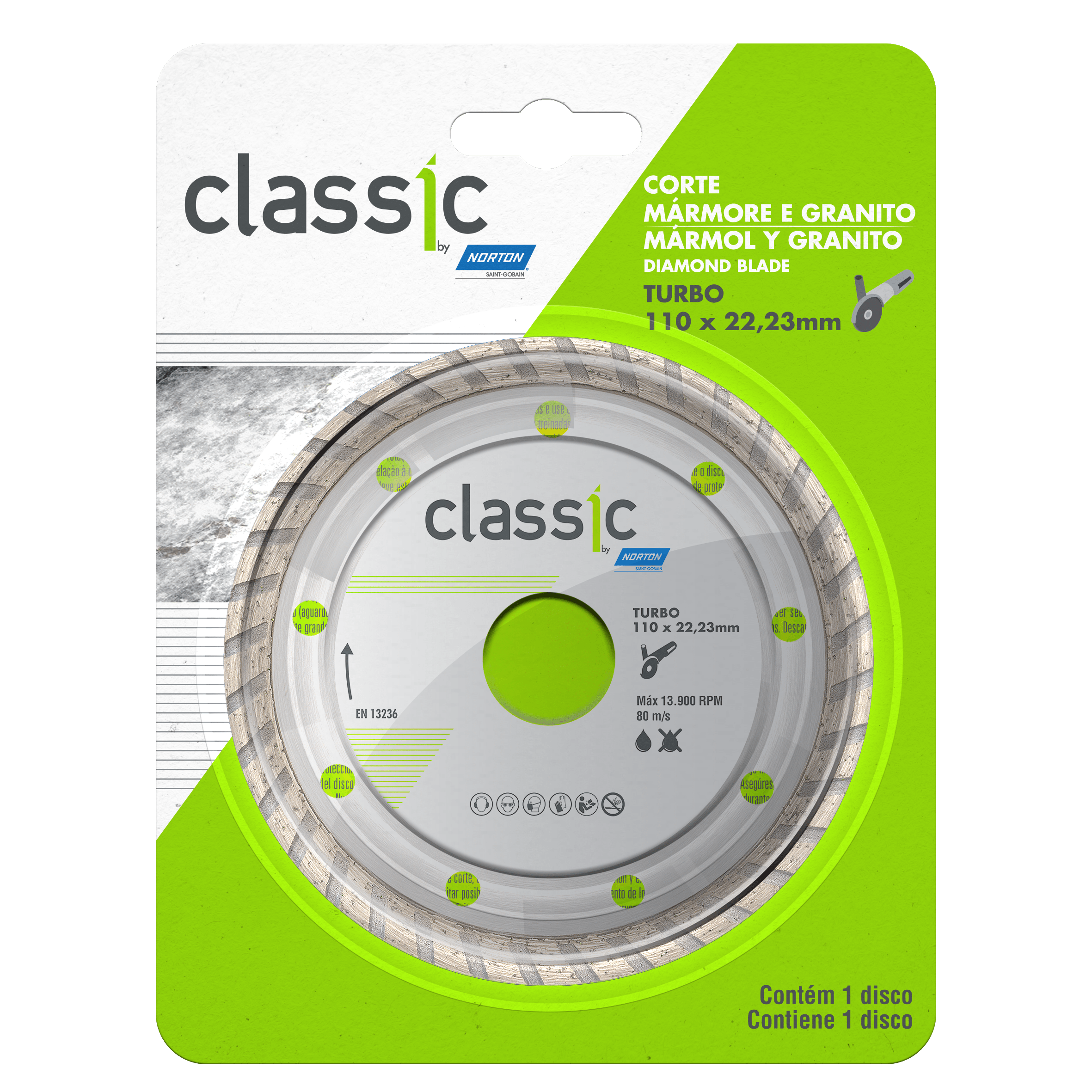 Disco Diamantado Turbo Classic