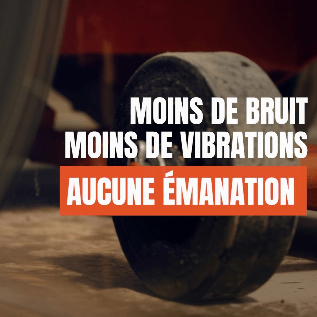 Moins de bruit moins de vibrations aucune émanation