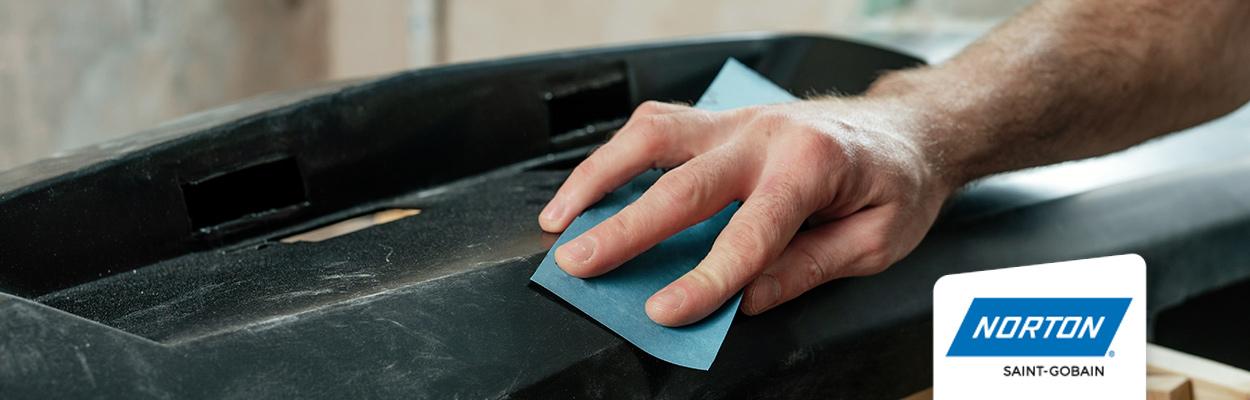 como usar lija para plastico