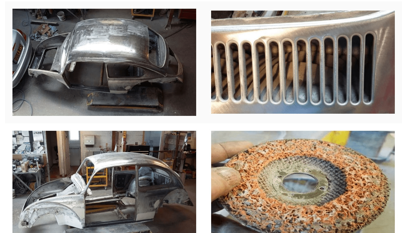 Blaze Rapid Strip ile VW Beetle Boya ve Pas Sökme Uygulaması