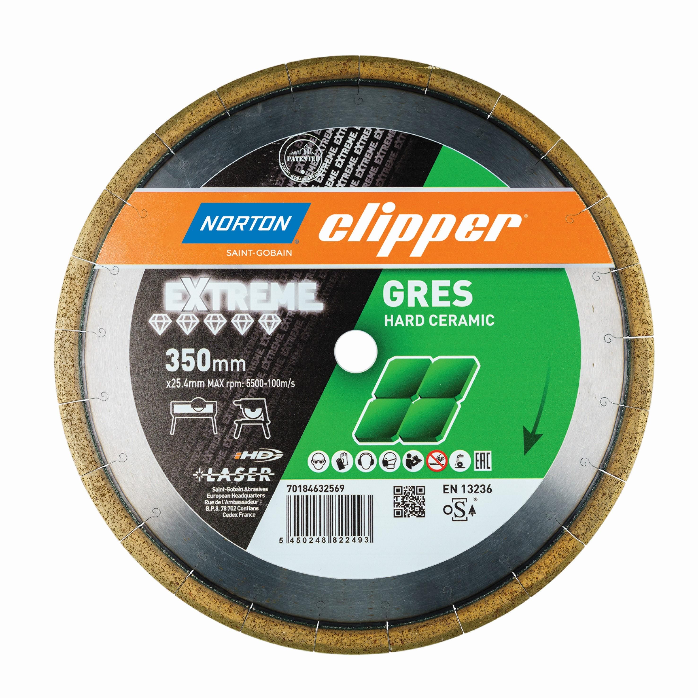 Norton Clipper Extreme Gres Diamantzaagbladen