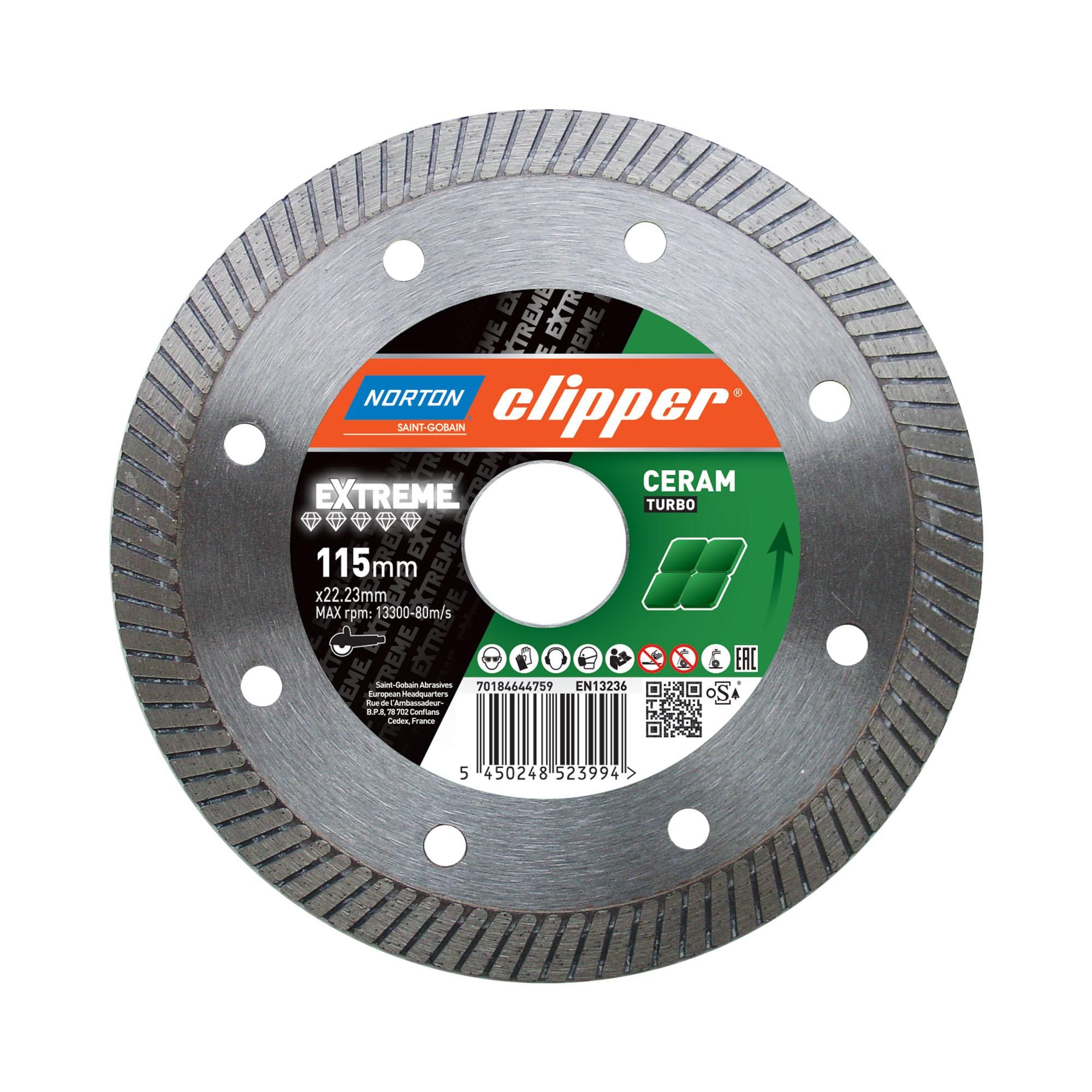 Norton Clipper Extreme Ceramic Diamond Blade