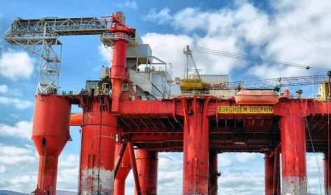 drilling for oil