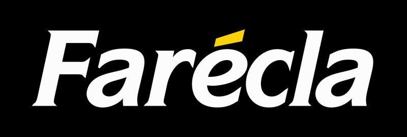 FARECLA LOGO - white-yellow on black cmyk