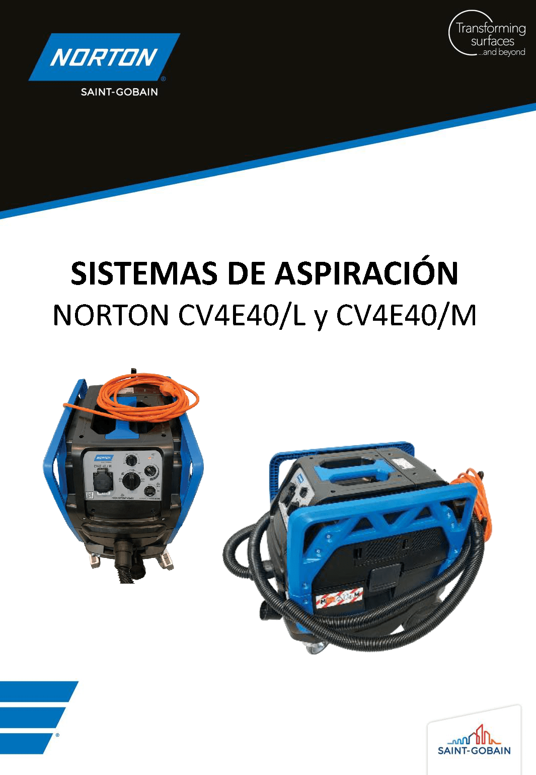 Folleto Sistema de Aspiración NORTON CV4E 1