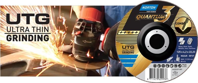 Norton Quantum3 Ultra Thin Grinding Wheel
