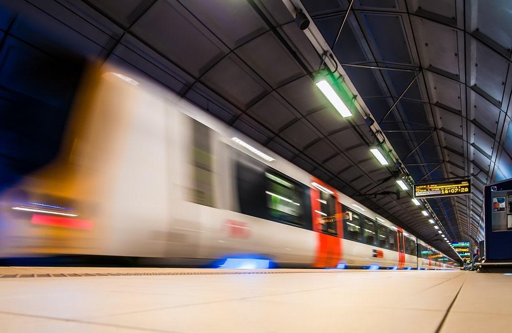 train in subway