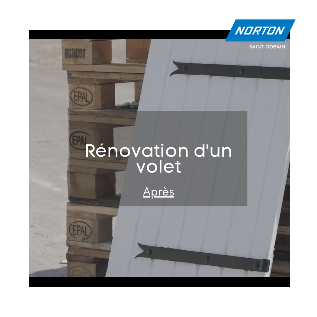 Renovation volet en bois