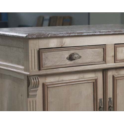 Meuble buffet bois après renovation