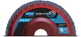 red deburring flap disc