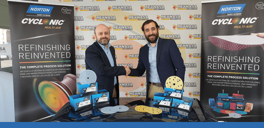 Norton Abrasivos firma un acuerdo con Recambios Reynasa.