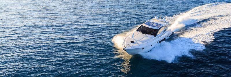speedboat in the sea